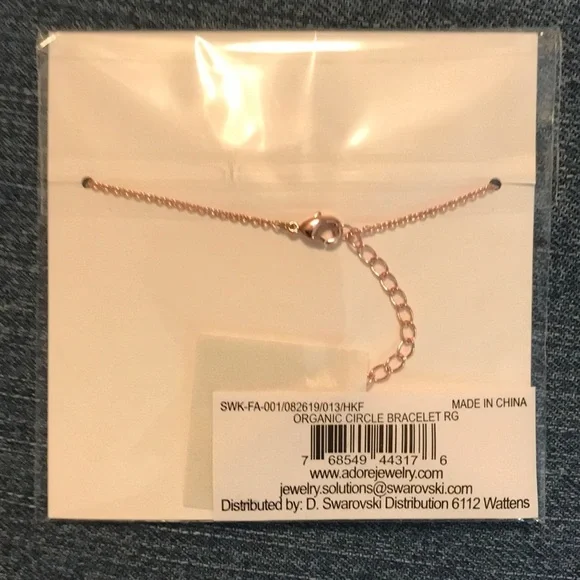 ADORE Signature Organic Circle Bracelet, color:  rose gold - Picture 2 of 2